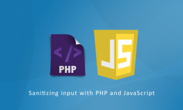 Sanitizing input with PHP and JavaScript