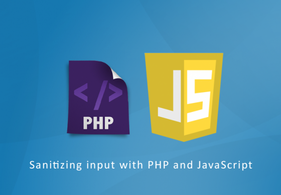 Sanitizing input with PHP and JavaScript