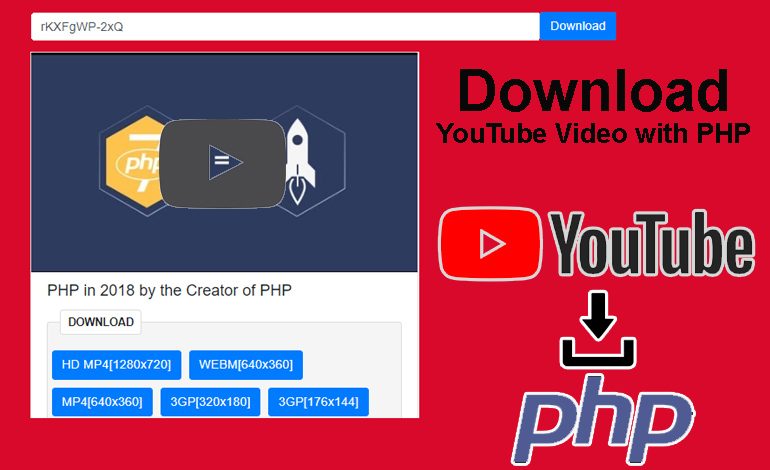 How to Download YouTube Video with PHP