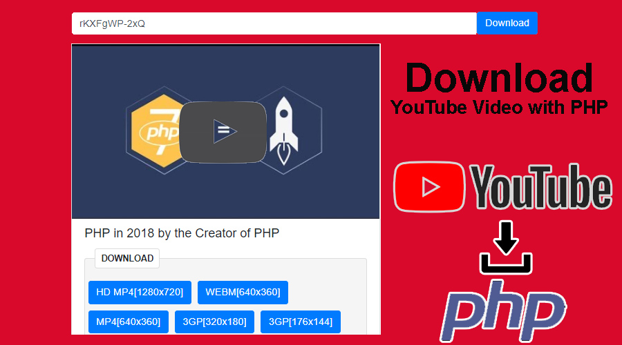 Download YouTube Video with PHP