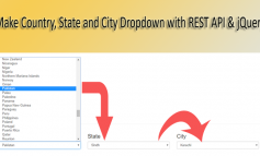 Make Country, State and City Dropdown with REST API & jQuery