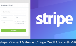 Stripe Payment Gateway Charge Credit Card with PHP Example