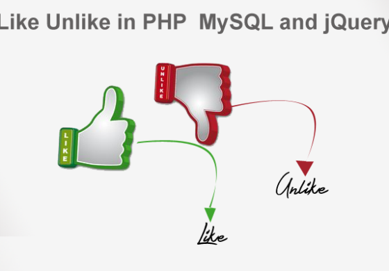 Create Like & Unlike System in PHP, MySQL and jQuery