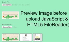 How to show Image before upload JavaScript & HTML5 FileReader()