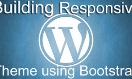 How to building responsive WordPress theme using Bootstrap