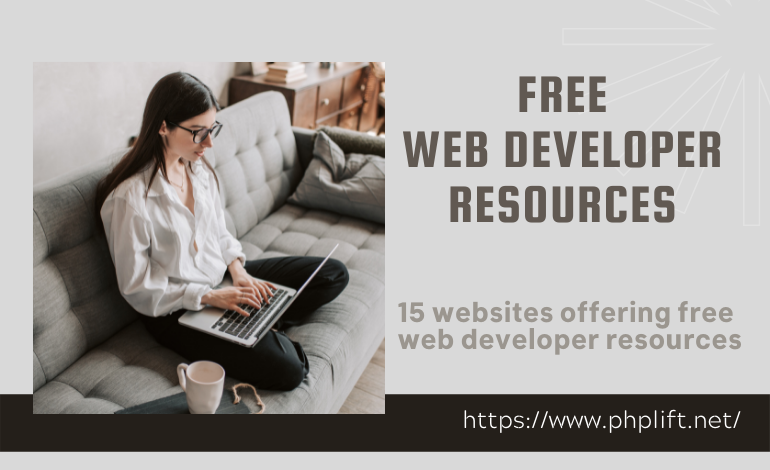 15 websites offering free web developer resources