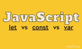 Javascript let vs var