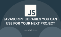 5 JavaScript Libraries You Can Use For Your Next Project