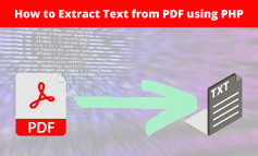 How to Extract Text from PDF using PHP