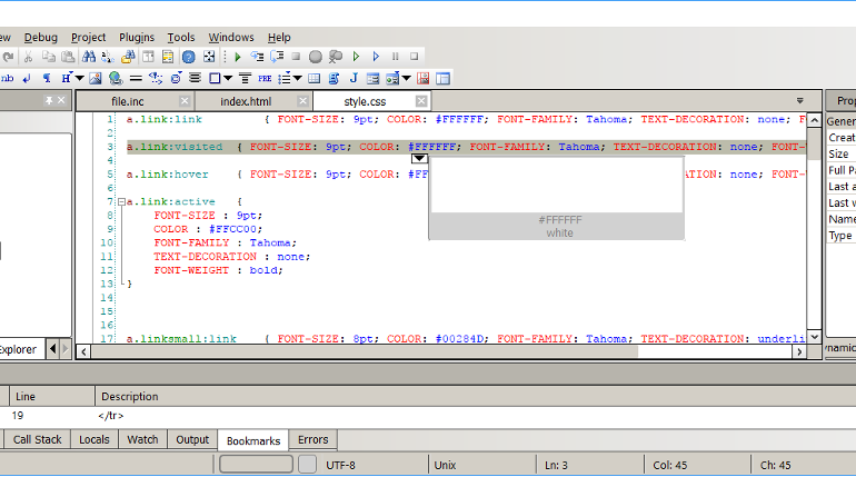 Free PHP, HTML, CSS, JavaScript/TypeScript editor – CodeLobster IDE