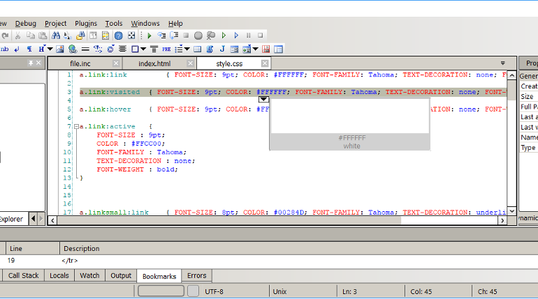 Free PHP, HTML, CSS, JavaScript/TypeScript editor - CodeLobster IDE